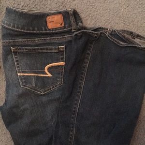 American Eagle Dark Wash Flared Jeans